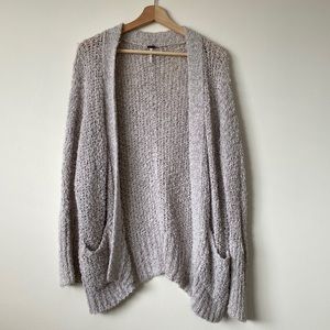 Free People Grey Cardigan